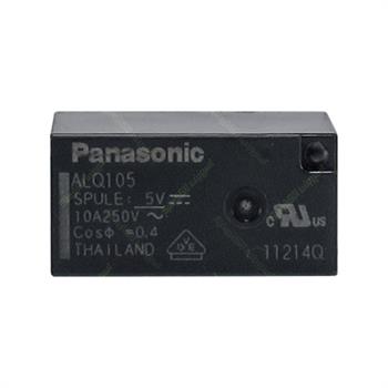 رله پکیجی پاناسونیک 5 ولت 10 آمپر 5 پایه ALQ105-PANASONIC JQ1P-5V-F