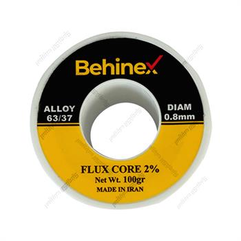 سیم لحیم 100 گرمی  0.8mm بهینکس BEHINEX 