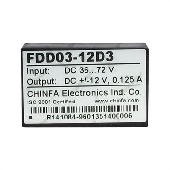 مبدل ولتاژ چینفا 125 میلی آمپر CHINFA  FDD03-12D3  DC/DC  IN:36-72V OUT:±12V