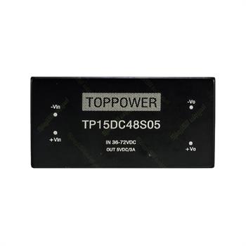 مبدل ولتاژ تاپ پاور 3 آمپر TOPPOWER  TP15DC48S05  DC/DC  IN:36-72V OUT:5V