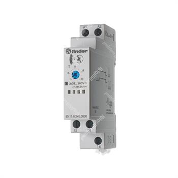 تایمر ریلی تک کنتاکت فیندر 16 آمپر  FINDER ON DELAY AC/DC 80.11.0.240.0000