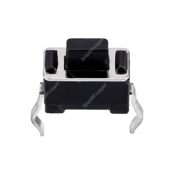 تک سوئیچ ریموتی 2پایه مشکی 5×3×6 TSY3643 4/3