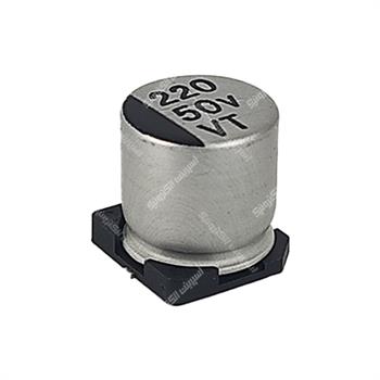 خازن SMD الکترولیت  220 میکروفاراد 50 ولت 