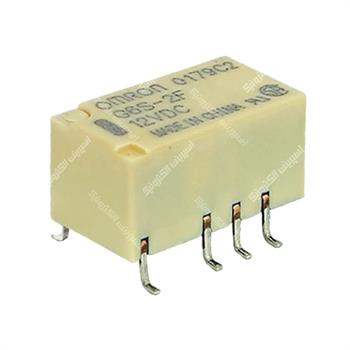 رله SMD مینی مخابراتی امرون 12 ولت 2 آمپر 8 پایه OMRON G6S-2F-12VDC