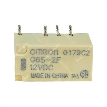 رله SMD مینی مخابراتی امرون 12 ولت 2 آمپر 8 پایه OMRON G6S-2F-12VDC