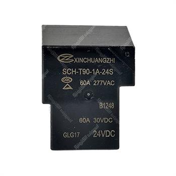 رله T شکل 24 ولت 60 آمپر 4 پایه XINCHUANGZHI SCH-T90-1A-24S 