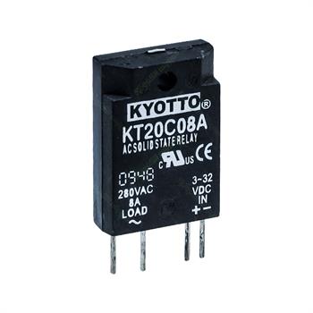 رله الکترونیکی SSR روبردی کیوتو 24 ولت  8 آمپر KYOTTO KT20C08A DC/AC