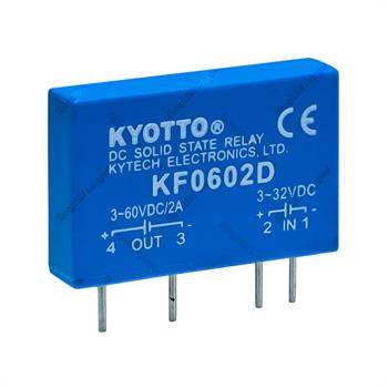 رله الکترونیکی SSR روبردی کیوتو 24ولت  2 آمپر  KYOTTO KF0602D DC/DC