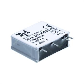 رله الکترونیکی SSR روبردی تی تی آی 24 ولت  2 آمپر TTI SDA-200A002S-4Z DC/AC