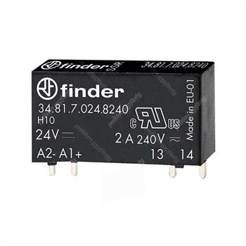 رله الکترونیکی SSR فیندر  24 ولت  2 آمپر FINDER 34.81.7.024.8240 DC/DC