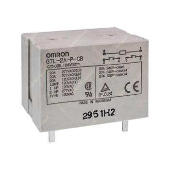 رله کولری امرون ۲۴ ولت 20 آمپر 6 پایه  OMRON G7L-2A-TUB-CB