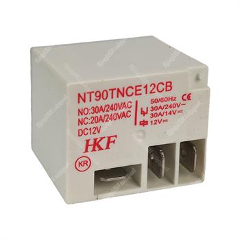 رله اچ کا اف NT90 فیش خور کولری 12 ولت 30 آمپر 5 پایه HKF NT90TNCE12CB