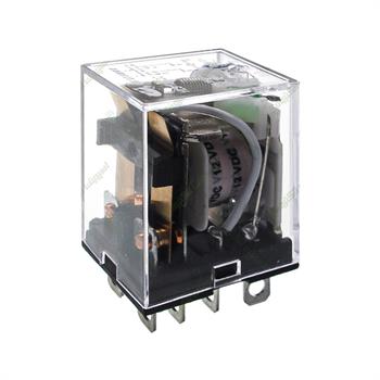 رله ایزومی هلی شان پایه سوکتی پایه 12 ولت 10 آمپر 8 پایه HELISHUN HLS-13F-2C