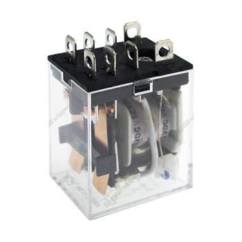 رله ایزومی هلی شان پایه سوکتی پایه 12 ولت 10 آمپر 8 پایه HELISHUN HLS-13F-2C