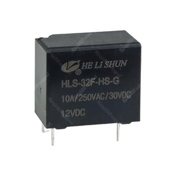رله بند انگشتی هلی شان 12 ولت 10 آمپر 4 پایه HELISHUN HLS-32F-HS-G