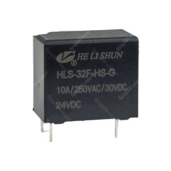 رله بند انگشتی هلی شان 24 ولت 10 آمپر 4 پایه HELISHUN HLS-32F-HS-G