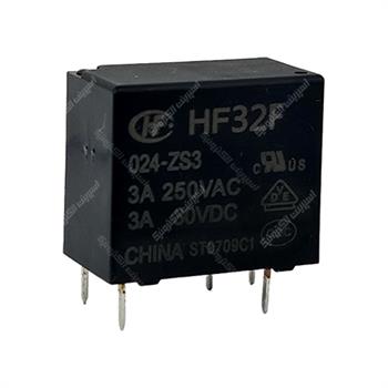 رله بند انگشتی هونگفا 24 ولت 3 آمپر 5 پایه HONGFA HF32F-024-ZS3