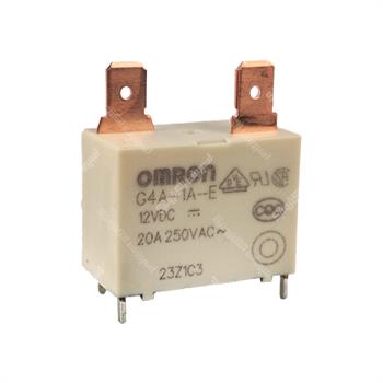 رله شاخک دار امرون 12 ولت 20 آمپر 4 پایه OMRON G4A-1A-E
