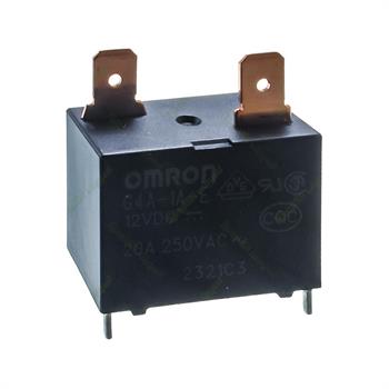 رله شاخک دار امرون 12 ولت 20 آمپر 4 پایه OMRON G4A-1A-E