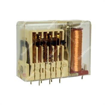 رله شیشه ای صنعتی هنگستلر 24 ولت  10 آمپر  14 پایه 6 کنتاکت  HENGSTLER H-462-1186 4NO+2NC  