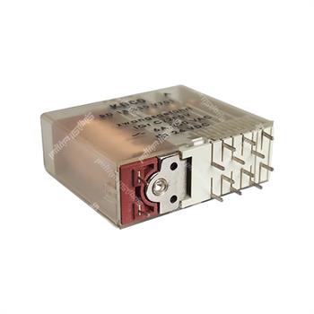 رله شیشه ای صنعتی کاکو 24ولت  6آمپر  14پایه  6کنتاکت  KACO RD18330V701 3NO+3NC  
