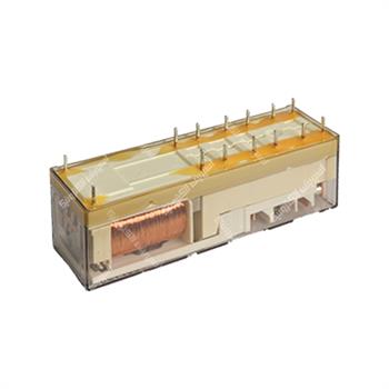 رله شیشه ای مخابراتی شراک 24 ولت  8 آمپر 14 پایه    SCHRACK   SR6A4024 V23050-A1024-A533   3NO+3NC
