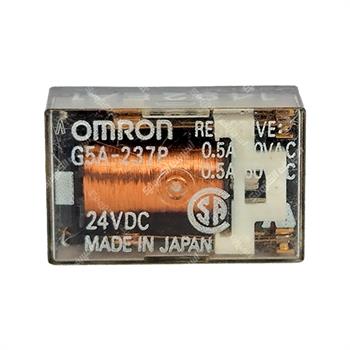 رله شیشه ای مینیاتوری امرون 24 ولت 0.5 آمپر 8 پایه OMRON G5A-237P