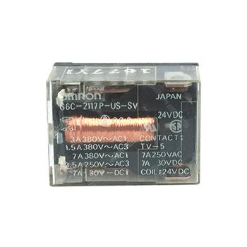 رله شیشه ای مینیاتوری امرون 24 ولت 7 آمپر 6 پایه OMRON G6C-2117P-US-SV