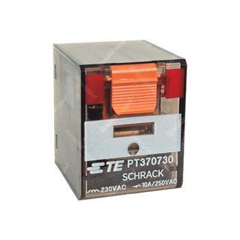 رله شیشه ای پاور زیمنس سوکتی 3 کنتاکت  220 ولت ای سی 10 آمپر  11 پایه SIEMENS PT370730   