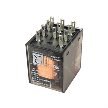 رله شیشه ای پاور زیمنس سوکتی 3 کنتاکت  220 ولت ای سی 10 آمپر  11 پایه SIEMENS PT370730   