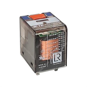 رله شیشه ای پاور شراک 4 کنتاکت 24 ولت 6 آمپر 14 پایه SCHRACK PT570024-PT570L24