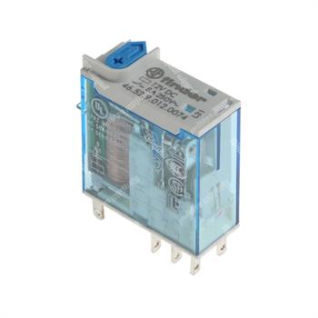 رله شیشه ای کتابی 12VDC فیندر 8 آمپر  8 پایه  FINDER 46.52.9.012.0074 