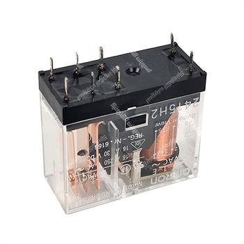 رله شیشه ای کتابی امرون 220 ولت ای سی 16آمپر 8پایه OMRON G2R-1-E