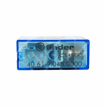 رله شیشه ای کتابی فیندر 48 ولت 16 آمپر 8 پایه FINDER 40.61.9.048.0000