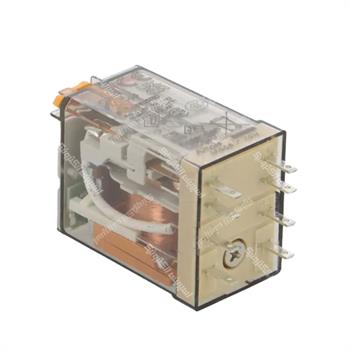 رله شیشه ای 2 کنتاکت فیندر پایه سوکتی 110 ولت ای سی 10 آمپر 8 پایه FINDER 55.32.8.110.0054 