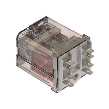 رله شیشه ای 2 کنتاکت فیندر پایه سوکتی 230 ولت ای سی 16 آمپر 8 پایه راستا FINDER 62.32.8.230.0040 