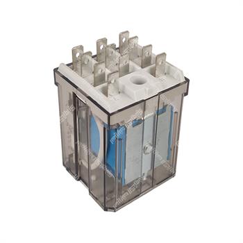 رله شیشه ای 3 کنتاکت فیندر پایه سوکتی 110 ولت دی سی 16 آمپر 11 پایه  FINDER 62.33.9.110.0040 