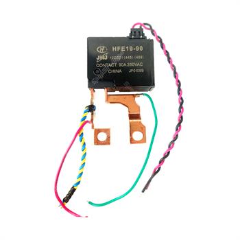 رله لچ تک بوبین یک کنتاکت بسته هونگفا 12ولت 2 پایه 90 آمپر HFE19-90 12DT21 