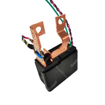رله لچ تک بوبین یک کنتاکت بسته هونگفا 12ولت 2 پایه 90 آمپر HFE19-90 12DT21 