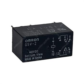 رله مخابراتی امرون 48 ولت 2 آمپر 8 پایه 2 کنتاکت OMRON G5V-2 