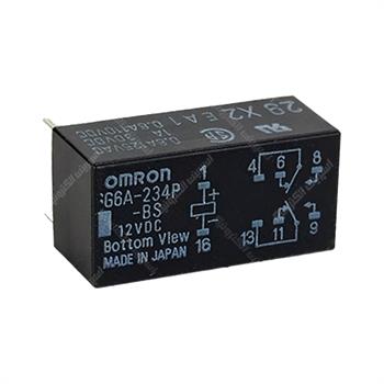 رله مخابراتی امرون 12ولت 8 پایه OMRON G6A-234P-BS 