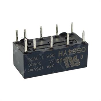 رله مخابراتی لچ دو بوبین امرون 24 ولت 1 آمپر 10 پایه OMRON G6AK-274P-ST-US 