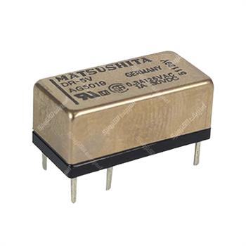 رله مخابراتی فلزی ماتسوشیتا و آرومات 5 ولت0.3 آمپر 6 پایه AROMAT MATSUSHITA  DR-5V