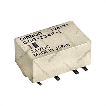 رله مینی مخابراتی اس ام دی امرون 24ولت 2 آمپر 8 پایه SMD OMRON G6G-234F-L 