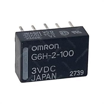 رله مینی مخابراتی امرون 3 ولت 1 آمپر 10پایه OMRON G6H-2-100 