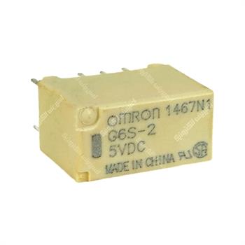  رله مینی مخابراتی امرون 5 ولت 2 آمپر 8 پایه OMRON G6S-2