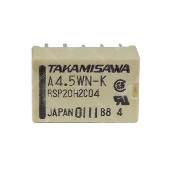 رله مینی مخابراتی تاکامیساوا 4.5 ولت 10 پایه TAKAMISAWA A4/5WN-K 