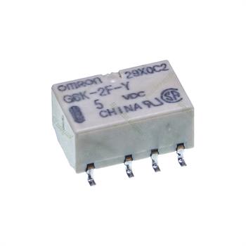 رله SMD مینی مخابراتی امرون 5 ولت 1 آمپر 8 پایه OMRON G6K-2F-Y