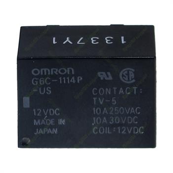 رله مینیاتوری امرون 12 ولت 8 آمپر 4 پایه OMRON G6C-1114P-US-12VDC