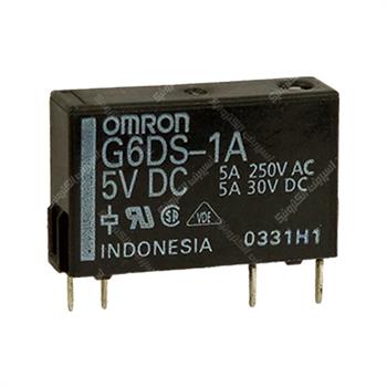 رله پی ال سی امرون 5 ولت 5 آمپر 4 پایه OMRON G6DS-1A 